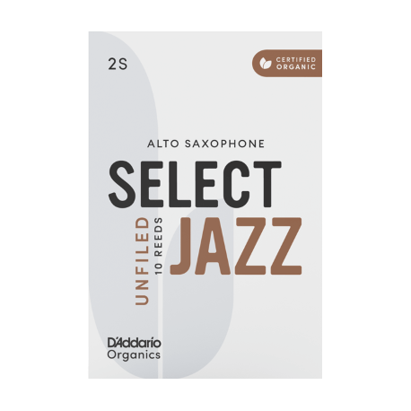 Anche Saxophone Alto Rico D'Addario Organics jazz force 2s soft unfiled x10