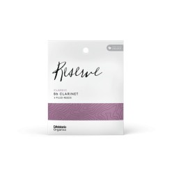Anches clarinette Sib D'addario Organic Reserve Classic, force 3.5 pack de 3