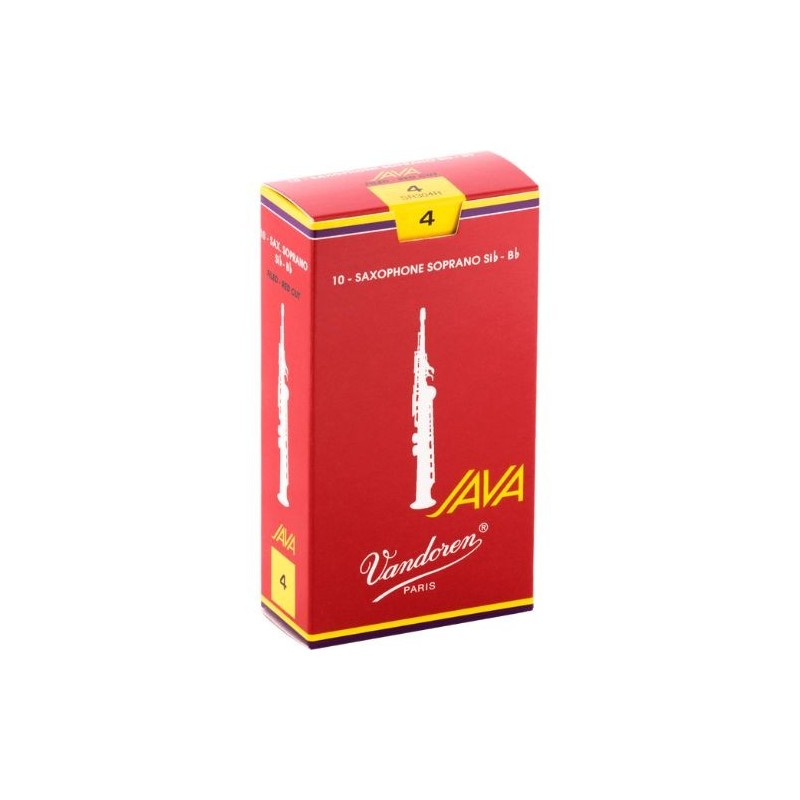 Anche Saxophone Soprano Vandoren Java rouge Red Cut force 4 x10