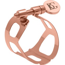 Ligature BG Tradition plaquée or rose saxophone soprano
