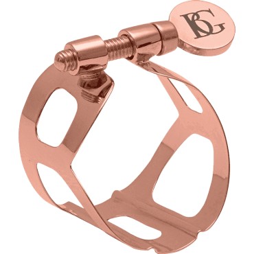 Ligature BG Tradition plaquée or rose saxophone ténor