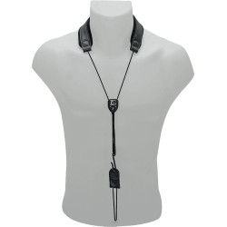 BG - Cordon cuir basse crochet métal clarinette