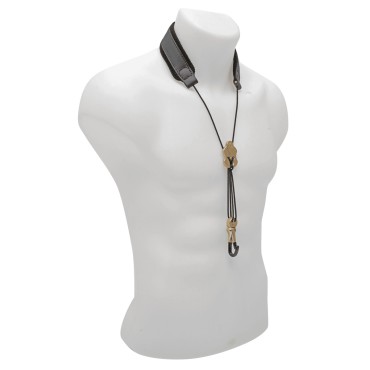 BG - Cordon Look mousqueton métal saxophone