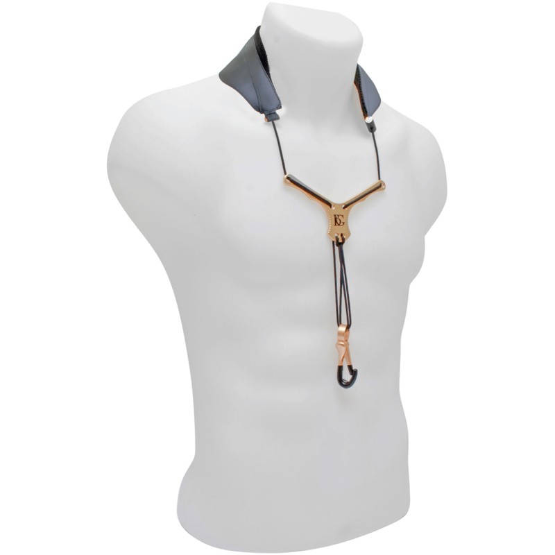 BG -  Yoke Zen noir mousqueton métal saxophone