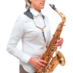 BG -  Yoke Zen noir mousqueton métal saxophone