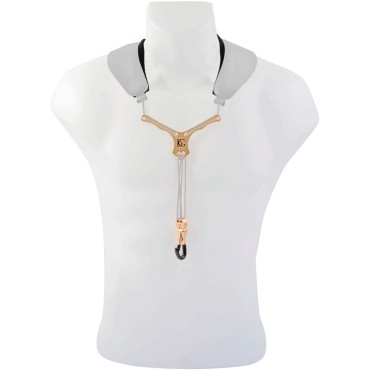 BG - Yoke Zen Blanc Mousqueton Métal saxophone