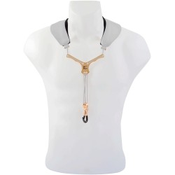 BG - Yoke Zen Blanc Mousqueton Métal saxophone