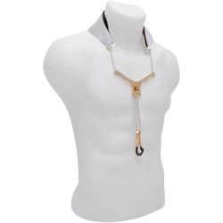 BG - Yoke Zen Blanc Mousqueton Métal saxophone