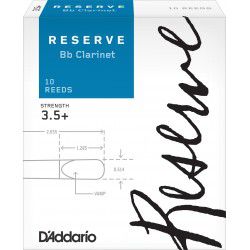 Box of 10 reeds Rico Reserve Clarinet Bb/Bb strength 3.5+