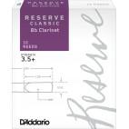 Anche Clarinette Sib Rico d'addario reserve classic strength 3.5+ x10 