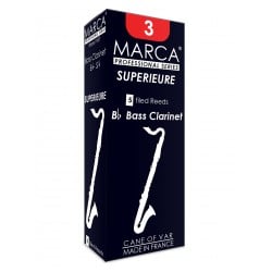 5 reeds Bass Clarinet Marca Superior strength 4