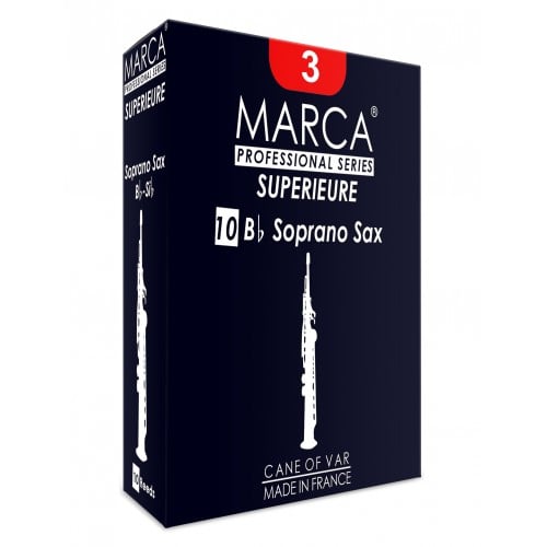 Reed Soprano Saxophone Marca Superior strength 4 - Box of 10