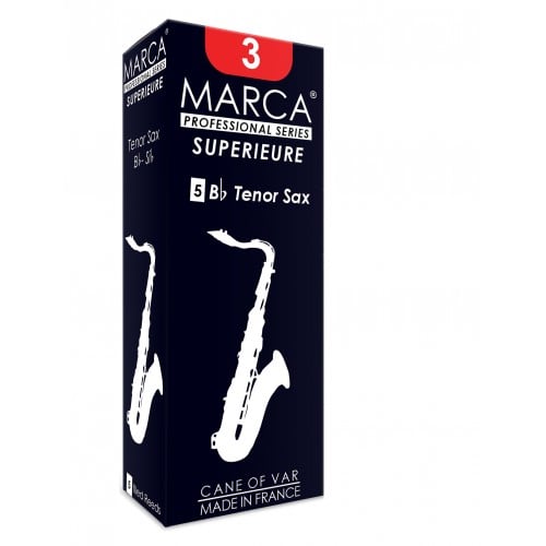 5 anches Saxophone Ténor Marca Supérieures force 4