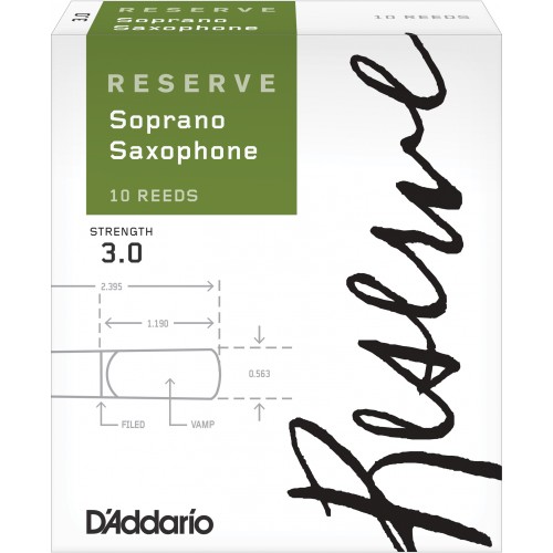 Anche Saxophone Soprano Rico - D'Addario Reserve force 3 - X10