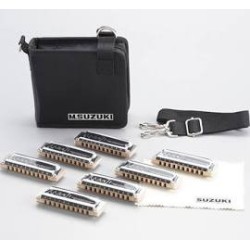 Harmonicas Suzuki diatonique Coffret 7 Manji