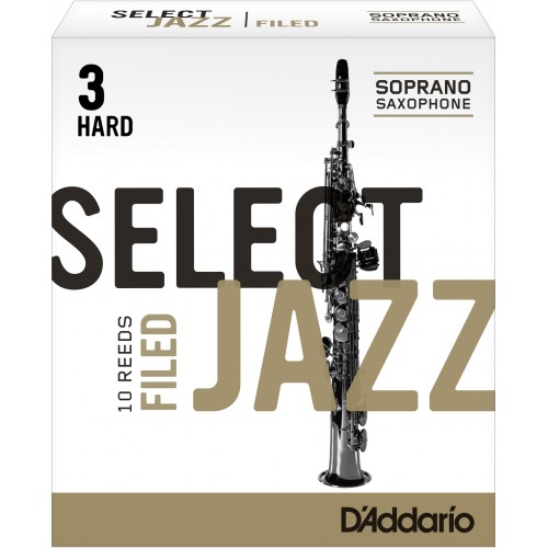 Caña Saxo Soprano Rico d'addario de jazz de la fuerza de 3h duro presentada x10