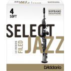 Anche Saxophone Soprano Rico D'Addario Jazz force 4s soft filed x10