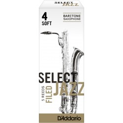Caña Saxo Barítono Rico d'addario de jazz de la fuerza 4s suave presentada x5