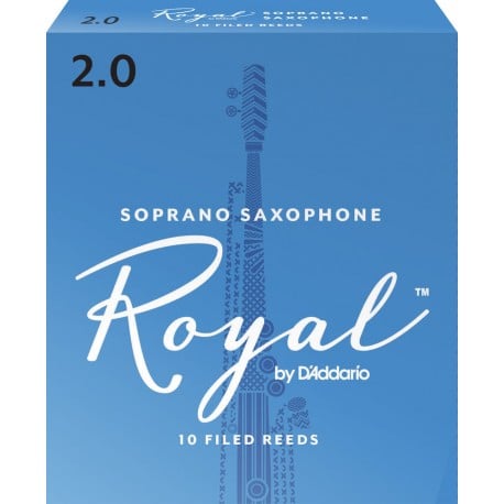 Reed Sax Soprano Rico royal strength 2 x10 