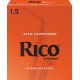Reed Sax Alto Rico orange force 1.5 x10