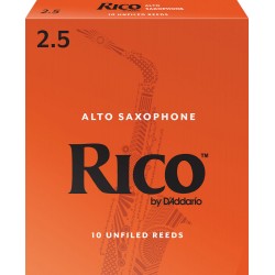 Reed Sax Alto Rico orange force 2.5 x10