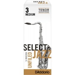 Anche Saxophone Ténor Rico d'addario jazz bio force 3m medium unfiled x5