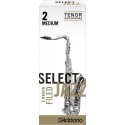 Anche Saxophone Ténor Rico d'addario jazz force 2m medium filed x5