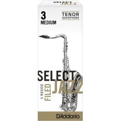 Anche Saxophone Ténor Rico d'addario jazz bio force 3m medium filed x5