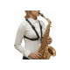 Harness woman saxophone alto / tenor with plastic clips