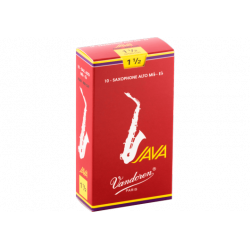 ボックスの10芦Vandoren Java赤いカットアルトサクソフォン力1.5