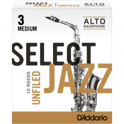 Anche Saxophone Alto Rico d'addario jazz force 3m medium unfiled x10