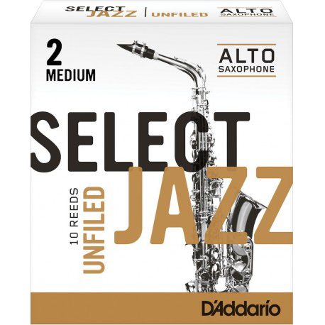 Reed Sax Alto Rico d'addario jazz strength 2m medium unfiled x10