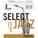 Caña Saxo Alto Rico d'addario jazz fuerza 2m medio sin archivar x10