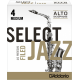 Anche Saxophone Alto Rico d'addario jazz force 4m medium filed x10