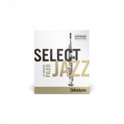 Reed Sax Soprano Rico d'addario jazz force 4m medium unfiled x10