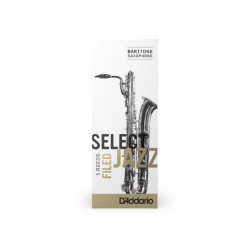 Reed Sax Baritone Rico d'addario jazz strength 2m medium unfiled x5