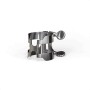 H-ligature Rico by D'Addario plaqué argent clarinette sib 4 points de contact