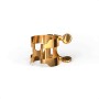 H-ligature Rico by D'Addario plaqué or saxophone baryton 4 points de contact