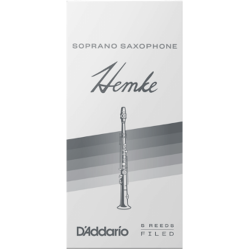 Reed Saxofón Soprano Rico hemke premium fuerza 2.5 x5 