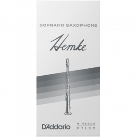 Reed Saxofón Soprano Rico hemke premium fuerza 3 x5 