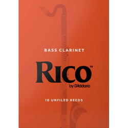 Legere Bass-Klarinette Rico orange stärke 3.5 x10