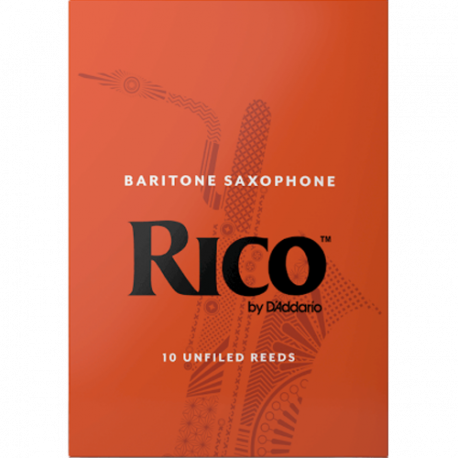 Mundstück Saxophon Bariton Rico orange stärke 2 x10