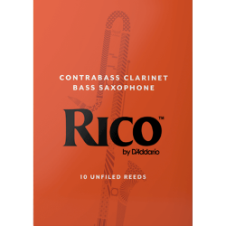 Reed Contrabass Clarinet Rico d'addario orange / force 3 x10