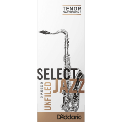 Caña Saxo Tenor Rico d'addario de jazz de la fuerza 2s suave sin archivar x5