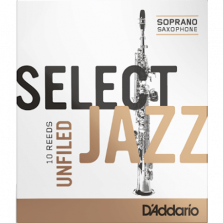 Reed Sax Soprano Rico d'addario jazz force 4s soft unfiled x10