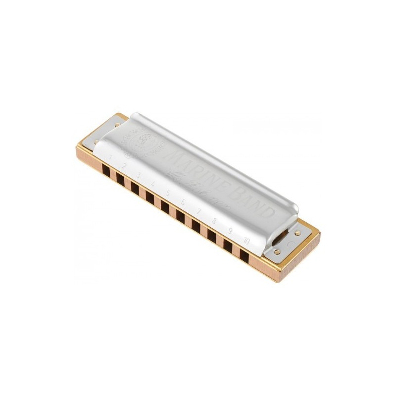 Harmonica Hohner Marine Band majeures -Tonalité A