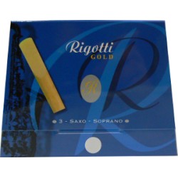Anche Saxophone Soprano Rigotti gold force 3 x3 - Dureté Strong