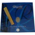 Reed Saxofón Barítono Rigotti de oro de la fuerza 3 x3