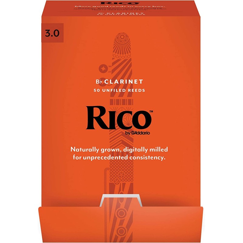 Anche Clarinette Sib Rico orange force 3 - boîte de 50