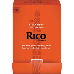 Anche Clarinette Sib Rico orange force 3 - boîte de 50